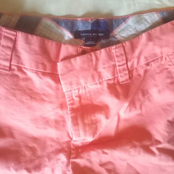 Tommy Hilfiger Pink Preppy shorts Vtg Barbiecore Casual Size 6 - Picture 1 of 3